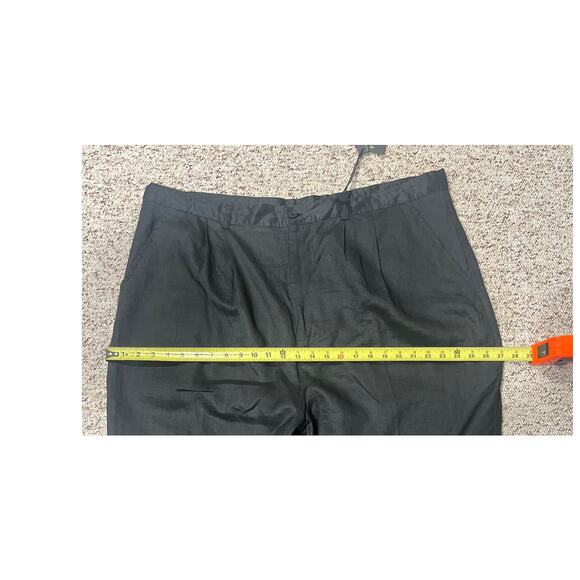 Godbody Collection 100% Linen Black Pants Lightweight Casual Minimalist 2XL - Picture 3 of 11
